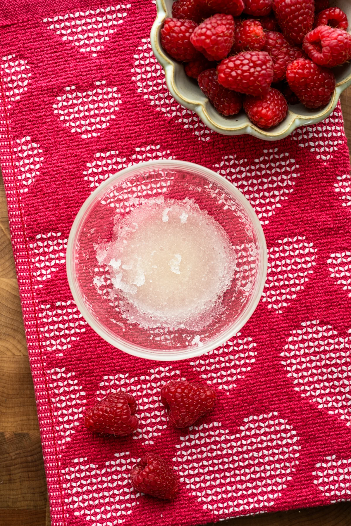 Gelatine na de bloei.