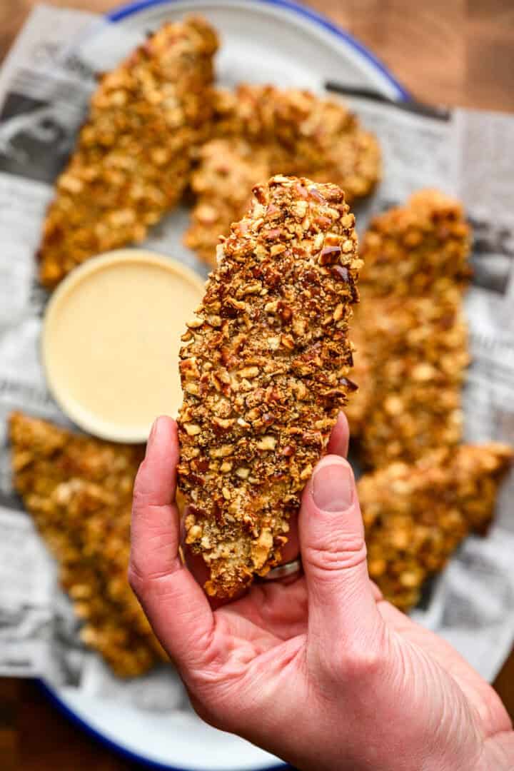 Close-up van kip mals.