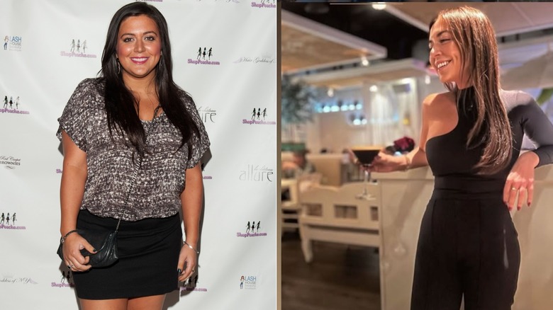 Lauren Manzo voor en na GLP-1 gewichtsverlies