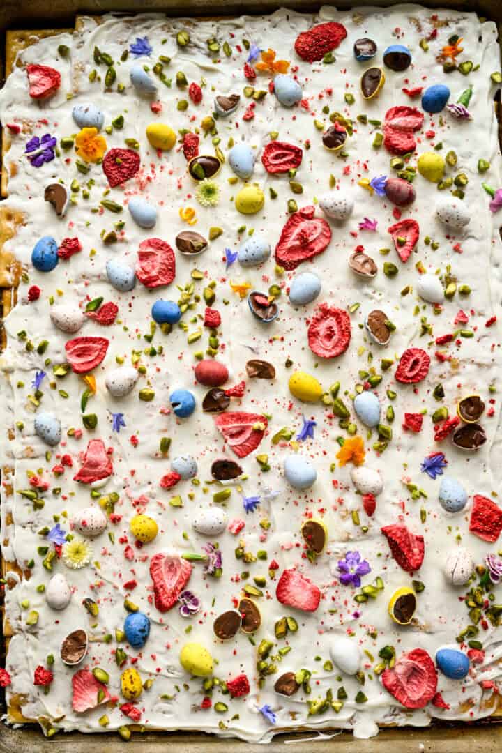 Paasscheur gezien van bovenaf.