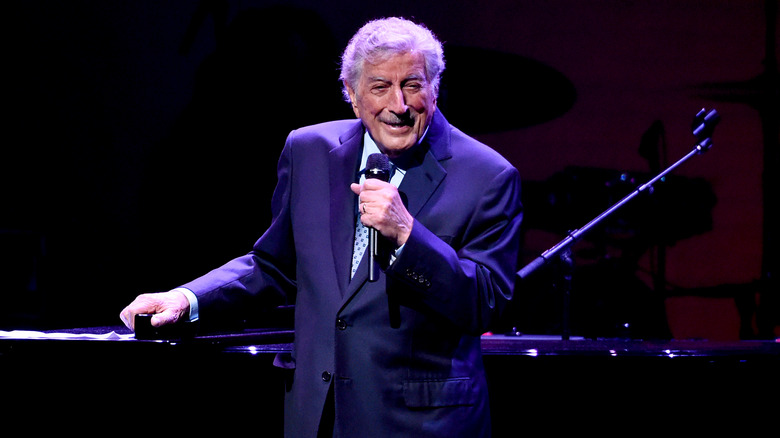Tony Bennett treedt op