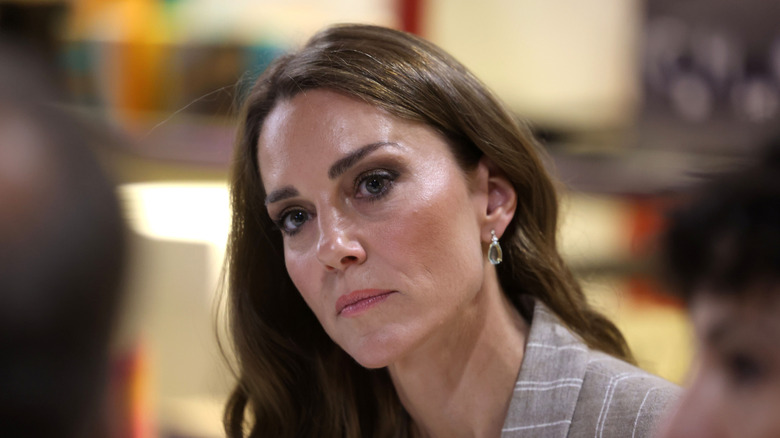 Een close-up van Kate Middleton