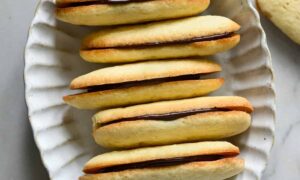 Zelfgemaakte Milano-koekjes