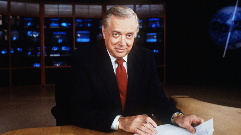 Hugh Downs op de nieuwsbalie
