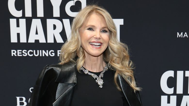 Christie Brinkley glimlacht