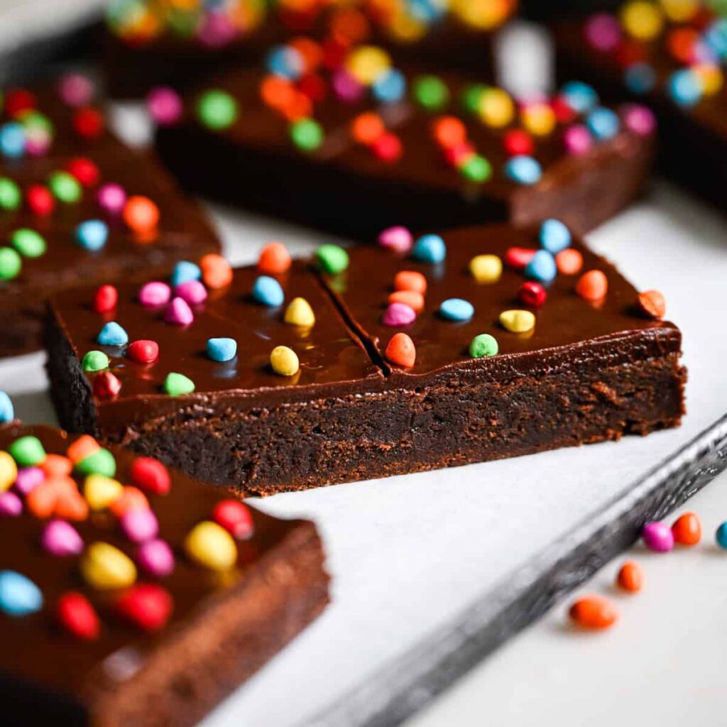 Zelfgemaakte kosmische brownies