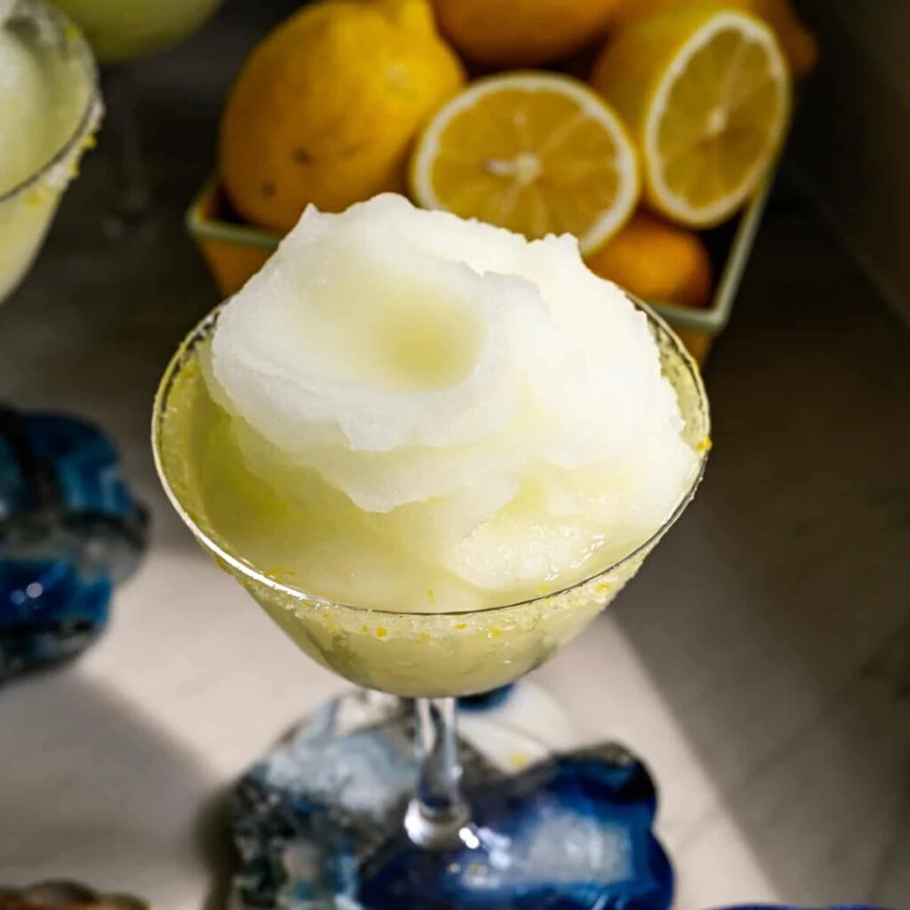 Bevroren limoncellococktail