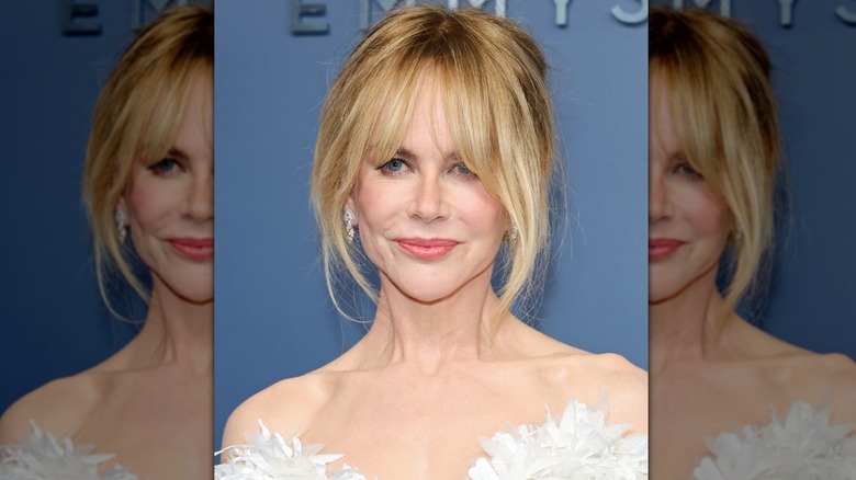 Nicole Kidman tijdens een prijsuitreiking voor beroemdheden